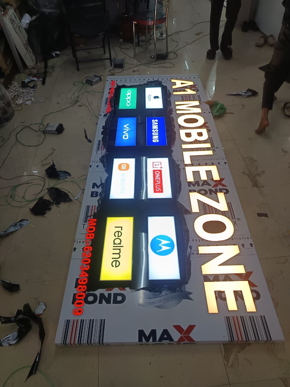 2D Led Sign Board 7 - Meena Arts Ranchi