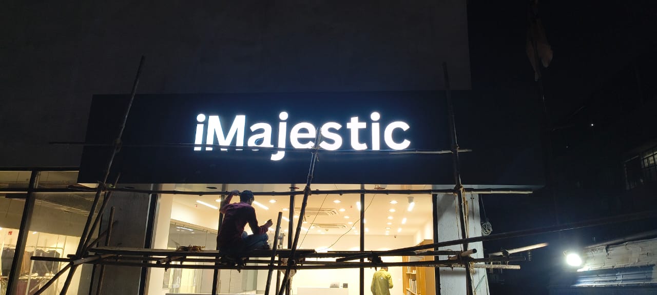 3D Led Letter 12 - Meena Arts Ranchi