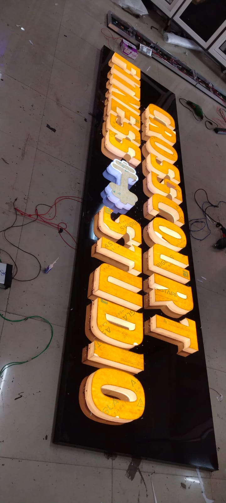 3D Led Letter 37 - Meena Arts Ranchi