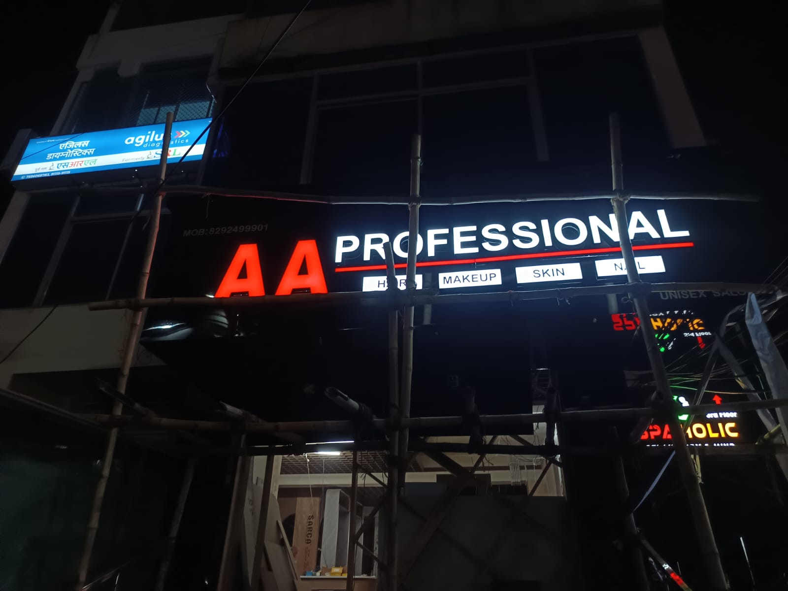3D Led Letter 38 - Meena Arts Ranchi