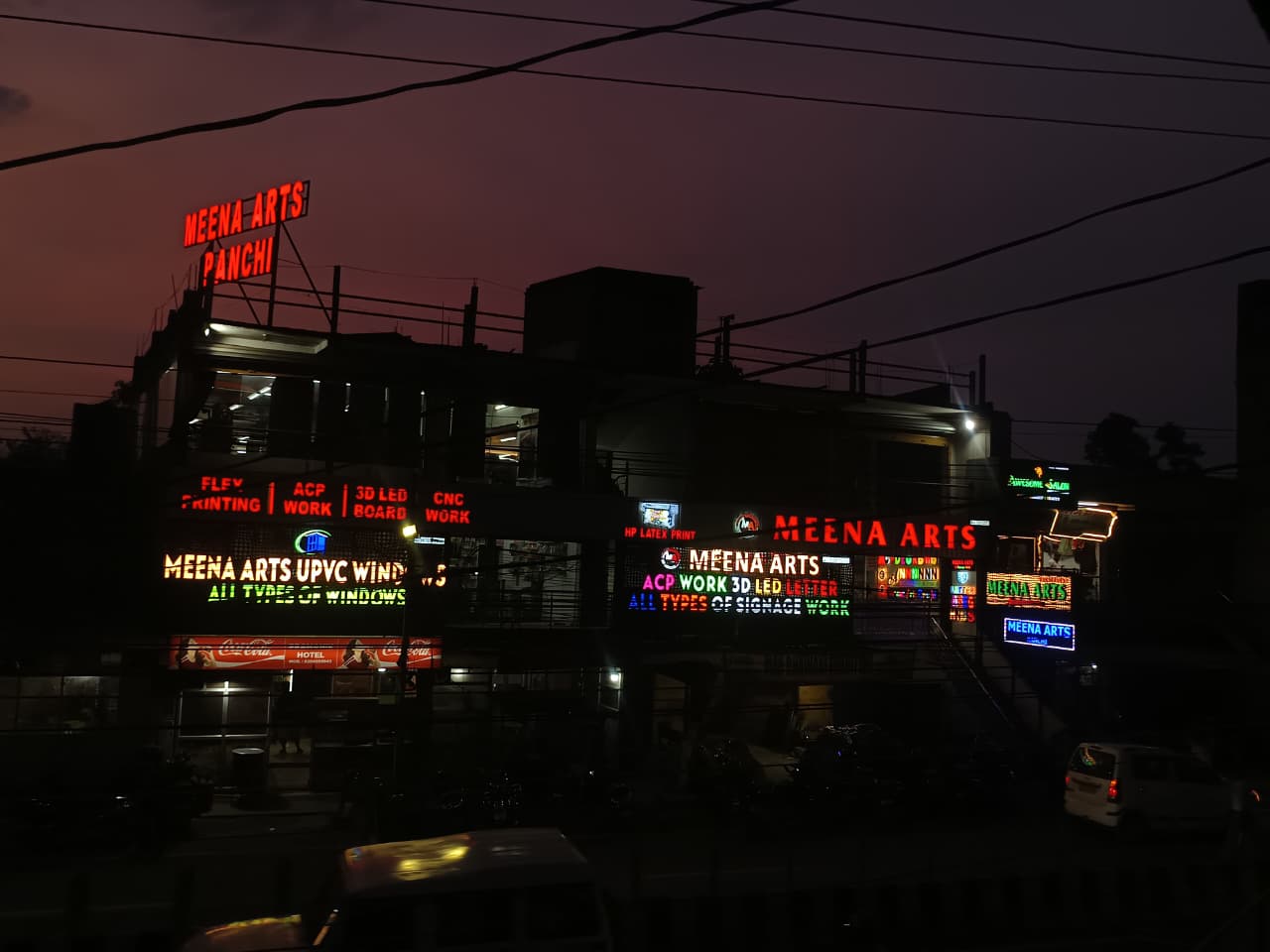 3D Led Letter 50 - Meena Arts Ranchi