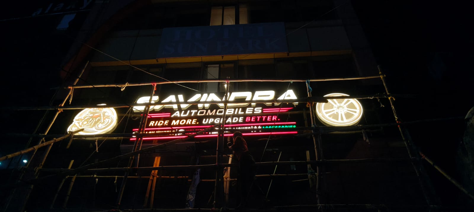 3D Led Letter 69 - Meena Arts Ranchi