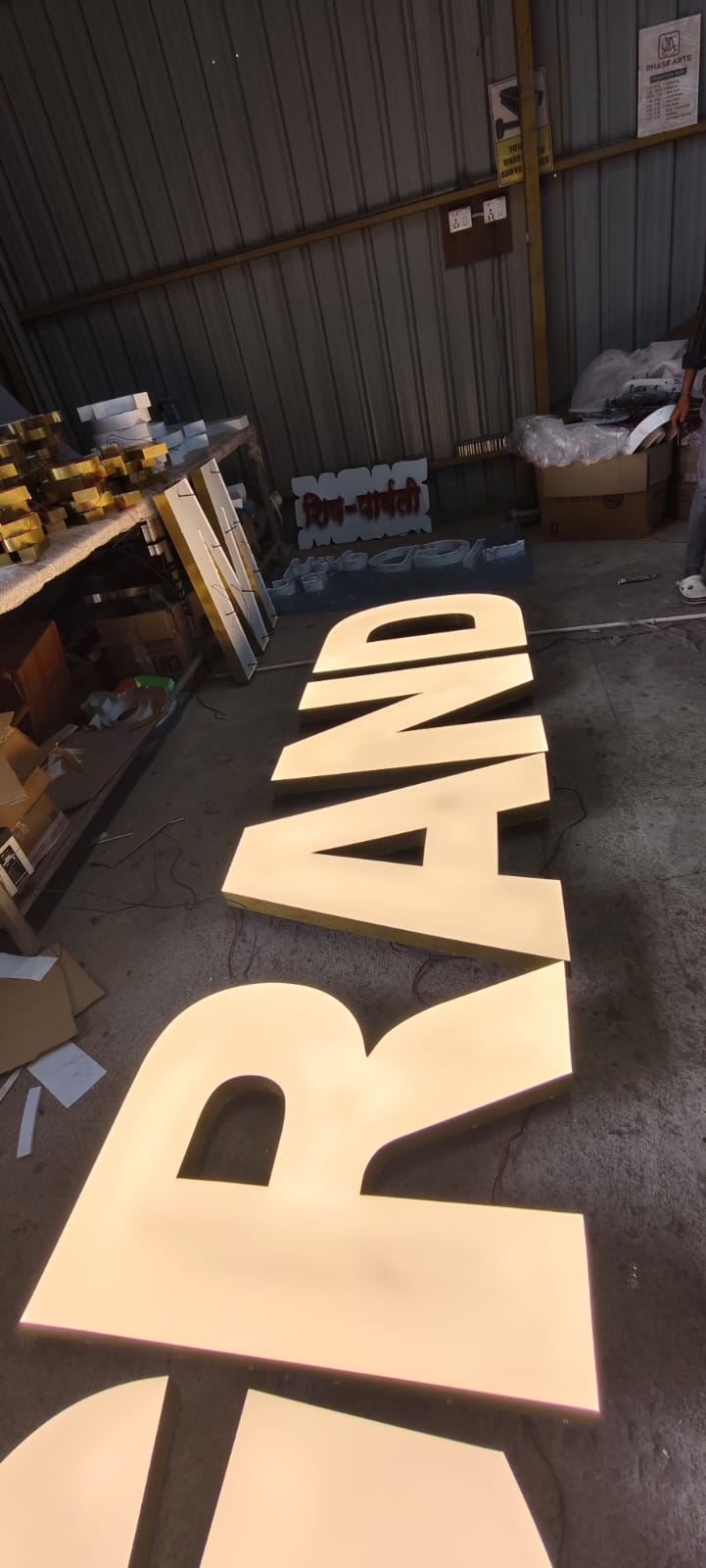 LED Letter 9 - Meena Arts Ranchi